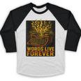 Antiques Collector Writing Retro Nostalgia Curiosity Baseball Raglan Shirt