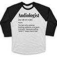 Audiologist Audiology Student Graduation Ear Doctor Baseball Raglan Shirt
