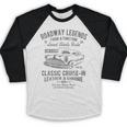 Automotive Nostalgia Classic Car Cruise-In Distressed Premium Tri-Blend Baseball Raglan Shirt Automotive Nostalgia Classic Car Cruise-In Distressed Premium Tri-Blend Baseball Raglan Shirt