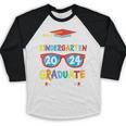Awesome Kindergarten Graduate Looks Like 2024 Graduation Baseball Raglan Shirt