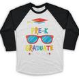 What An Awesome Pre-K Graduate Looks Like 2025 Graduation Baseball Raglan Shirt
