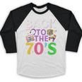 Back To The 70's Mixtape Era Nostalgia Retro 1970 70's Style Baseball Raglan Shirt