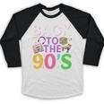 Back To The 90's Mixtape Era Nostalgia Retro 1990 90's Style Premium Tri-Blend Baseball Raglan Shirt Back To The 90's Mixtape Era Nostalgia Retro 1990 90's Style Premium Tri-Blend Baseball Raglan Shirt
