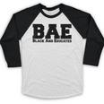 BAE And Educated Black History Month Graduation Baseball Raglan Shirt