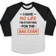 Bar Exam Tee Shirt Law School Graduation Baseball Raglan Shirt