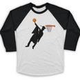 Basketball Slam Dunk Elementary Graduation 2025 6th Grade Baseball Raglan Shirt