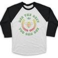 Bee The Best You Can Graduation Smart Kid Child Teen T-Shirt Baseball Raglan Shirt