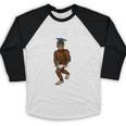 Bigfoot Graduation Shirt Class Of 2018 College Boys Baseball Raglan Shirt