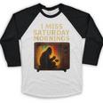Bigfoot Saturday Morning Nostalgia Baseball Raglan Shirt