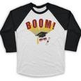 Boom Graduation Hat And Diploma For Proud Graduate Baseball Raglan Shirt