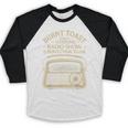 Burnt Toast And A Weekend Radio Show 80s 90s Nostalgia Baseball Raglan Shirt