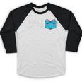 Bytes Of Memories Digital Nostalgia Concept Line Baseball Raglan Shirt