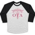 Caduceus Shirt Occupational Therapist Assistant Graduation Baseball Raglan Shirt