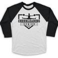 Cheerleading Senior Night Cheer Senior 2025 Graduation 30 Baseball Raglan Shirt