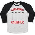 Chemistry Science Joke Graduated Cylinder Graduation T-Shirt Baseball Raglan Shirt