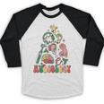 Christmas Audiology Tree Audiology Student Graduation Baseball Raglan Shirt