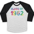 Class Of 1962 School Reunion College Highschool Graduation Baseball Raglan Shirt