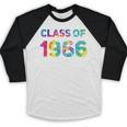Class Of 1966 School Reunion College Highschool Graduation Baseball Raglan Shirt