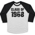 Class Of 1968 High School College Graduation Reunion Baseball Raglan Shirt
