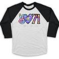 Class Of 1971 Shirt Tie Dye Senior Graduation Class Reunion Baseball Raglan Shirt