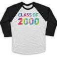 Class Of 2000 School Reunion College Highschool Graduation Premium Tri-Blend Baseball Raglan Shirt