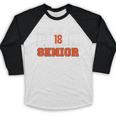 Class Of 2018 Alm18hty Senior 2018 Graduation T-Shirt Baseball Raglan Shirt