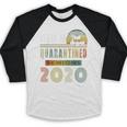 Class Of 2020 Quarantined Seniors Graduation Gift Baseball Raglan Shirt