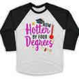 Class Of 2022 Four Degrees Hotter Graduation Day Master Grad Baseball Raglan Shirt