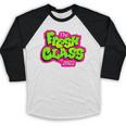 Class Of 2022 Future Fresh Senior 90's TV Style Graduation Baseball Raglan Shirt