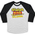 Class Of 2022 Senior 2000s Animated Movie Style Graduation Baseball Raglan Shirt