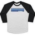 Class Of 2023 Senior Retro 2023 Grad Graduate Graduation Baseball Raglan Shirt