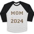 Class Of 2024 Proud Mom Of Senior Class 24 Graduation Baseball Raglan Shirt