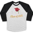Class Of 2025 Graduation Hashtag DONE Graduate Baseball Raglan Shirt