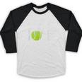 Class Of 2025 Graduation Senior Tennis Player Baseball Raglan Shirt