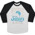 Class Of 2025 Hockey Senior Graduation Graduate Grad Baseball Raglan Shirt
