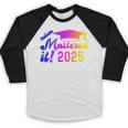 Class Of 2025 Mastered It College Masters Degree Graduation Baseball Raglan Shirt