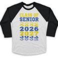 Class Of 2026 2027 Senior Graduation Students Baseball Raglan Shirt