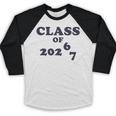 Class Of 2026 Graduation So Done Grade Middle High School Baseball Raglan Shirt