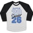 Class Of 2026 Senior Graduation High School And College Grad Baseball Raglan Shirt
