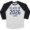 Class Of 2026 Senior Graduation High School College Grad Baseball Raglan Shirt