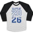 Class Of 2026 Senior Retro Graduation 2026 First Day Vintage Baseball Raglan Shirt