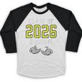 Class Of 2026 Six Seven Senior Yellow Graduation 6 7 Baseball Raglan Shirt