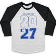 Class Of 2027 Senior 2027 Graduation Baseball Raglan Shirt