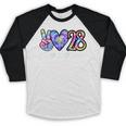 Class Of 2028 Shirt Tie Dye Senior Graduation Class Reunion Baseball Raglan Shirt