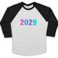 Class Of 2029 Shirt 2nd Grade Onto 3rd Grade Graduation Tee Baseball Raglan Shirt