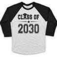 Class Of 2030 Shirt Graduation Baseball Raglan Shirt