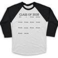 Class Of 2035 Handprint Graduation Baseball Raglan Shirt