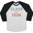 Class Of 2036 Graduation Baseball Raglan Shirt