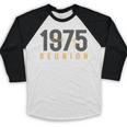Classic Retro Vintage Class Of 1975 Reunion 50th Graduation Baseball Raglan Shirt