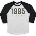 Classic Retro Vintage Class Of 1995 Reunion 30th Graduation Baseball Raglan Shirt